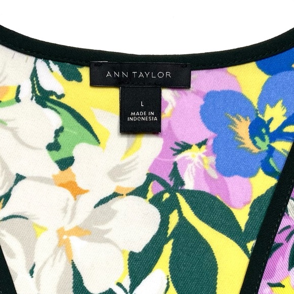 ANN TAYLOR Blooming Garden Floral Kimono Top - Picture 5 of 9